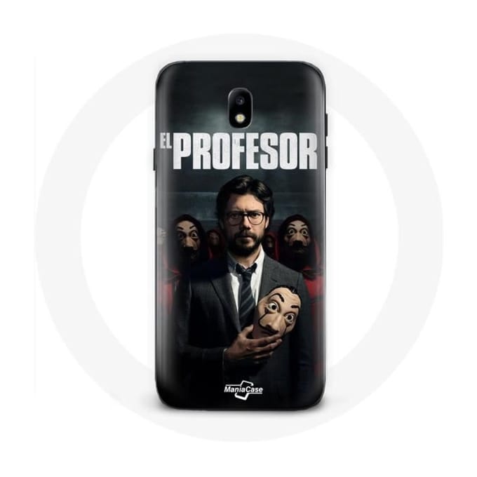 Hoesje voor Samsung Galaxy J7 2017 La Casa De Papel El Profesor