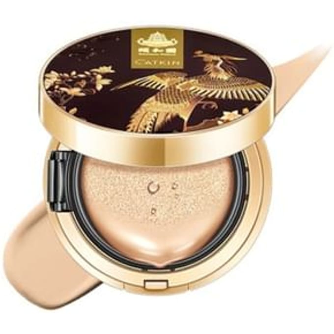 CATKIN - Summer Palace Moisture Cover BB Cream Cushion Foundation Set - 5 Shades #C02 Ivory - 13g*2