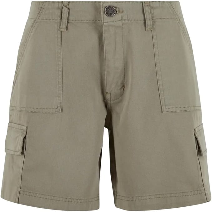 Urban Classics - Cotton Cargo Korte broek - Taille, 31 inch - Olijfgroen