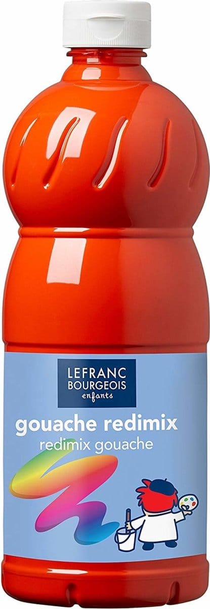L&B Plakkaatverf Redimix Vermillion 1L