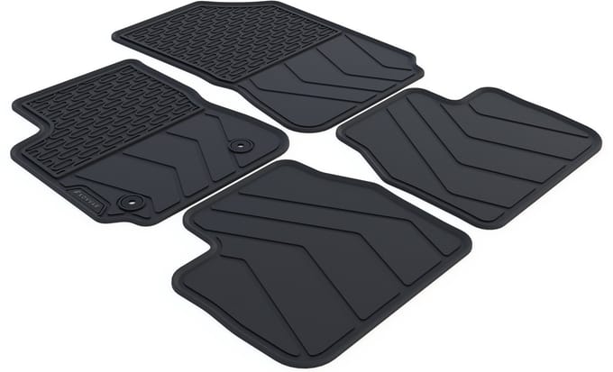 Rubber Automatten geschikt voor Citroën C4 Cactus - Bouwjaar: 2014-2018 - Originele pasvorm - 4-delig