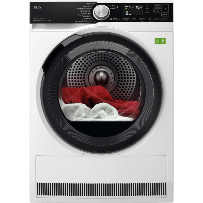 AEG 9000 AbsoluteCare® Plus - Warmtepomp Droger 9 kg T97DR9B6PC