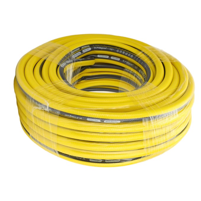 Autowasslang Mondstuk Set Hoge Druk Multifunctionele Directe Spray Autowassproeier met 2m yellow