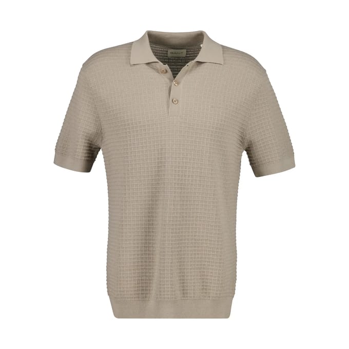 Geweven katoenen polo Gant