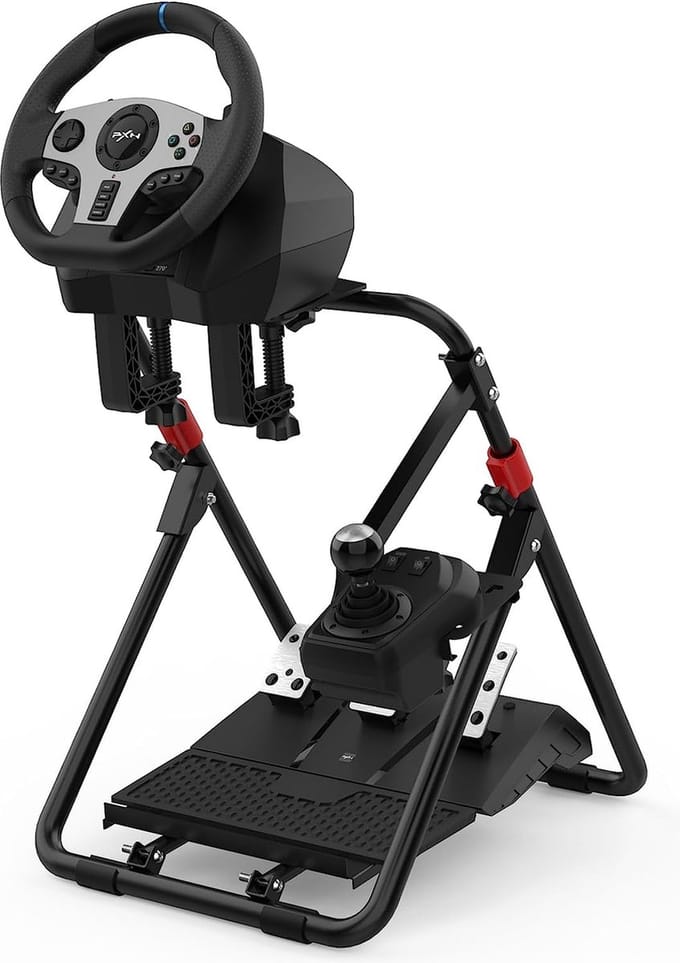 PXN - A9 - Wheel Stand - Racestuur standaard - Inklapbaar - Zwart - Geschikt voor - PXN - Logitech - Fanatec - Thrustmaster - In Hoogte Verstelbaar
