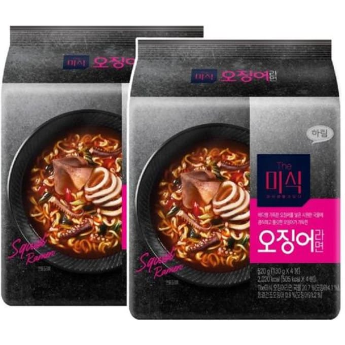 De Mishik Squid Game Lee Jung Jae Squid Ramen (2 opties) 8 Pack
