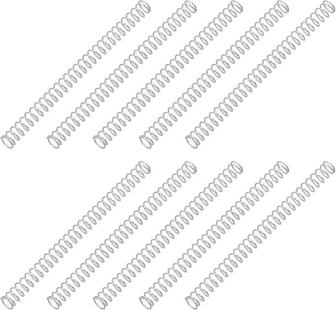 Compressieve veren 0,3 mm draaddiameter, 3 mm buitendiameter - 10 stuks