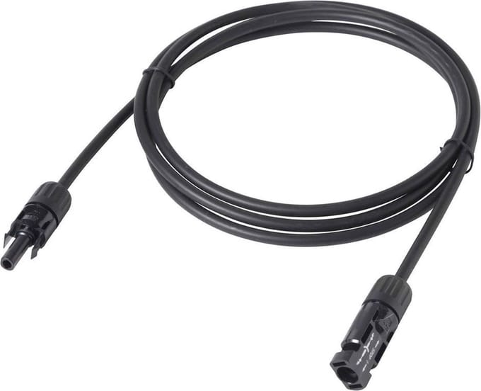 20 meter DC solarkabel met MC-4 male/female connector