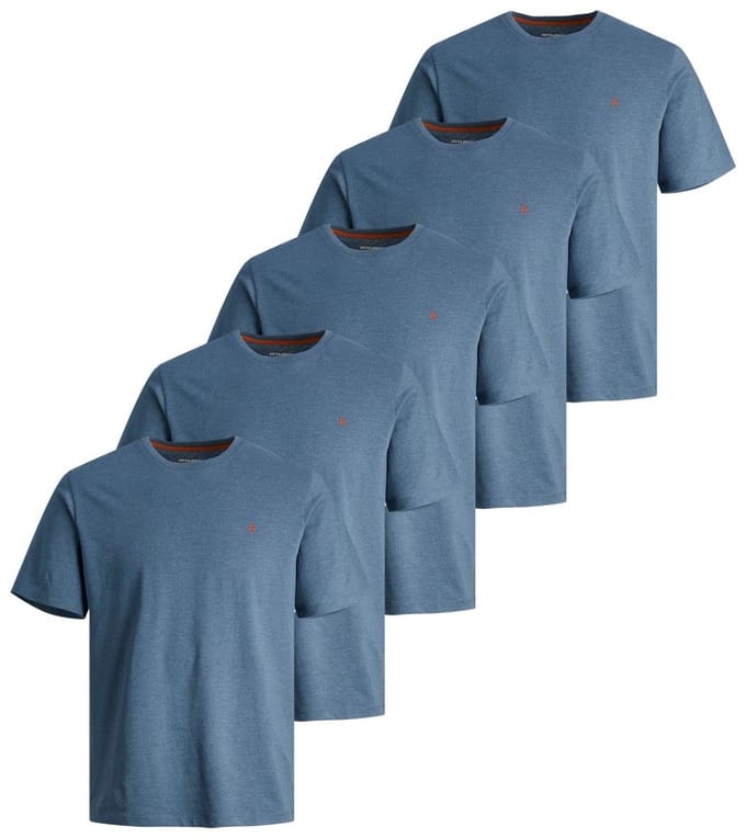 Jack & Jones Heren t-shirt 5 pack Essentials