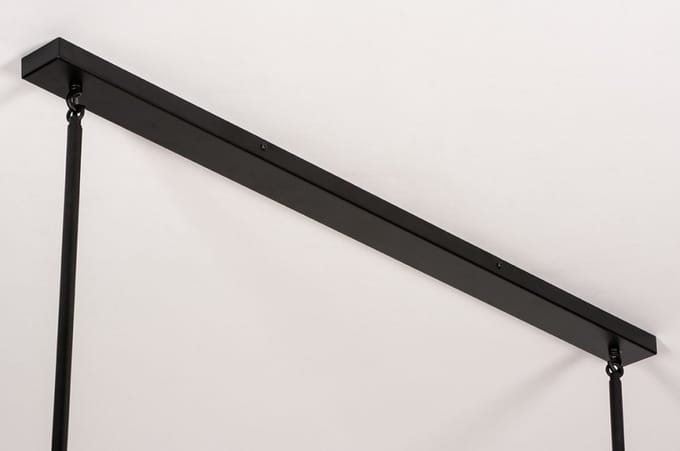 Lumidora Hanglamp 74160 - CARPI - 5 Lichts - E27 - Zwart - Metaal