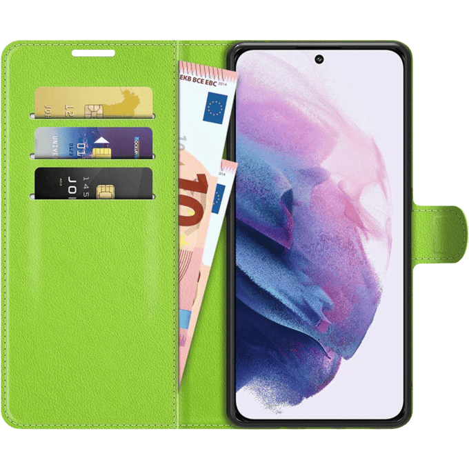 Just in Case Galaxy S22 Plus TPU Portemonnee Hoesje Green