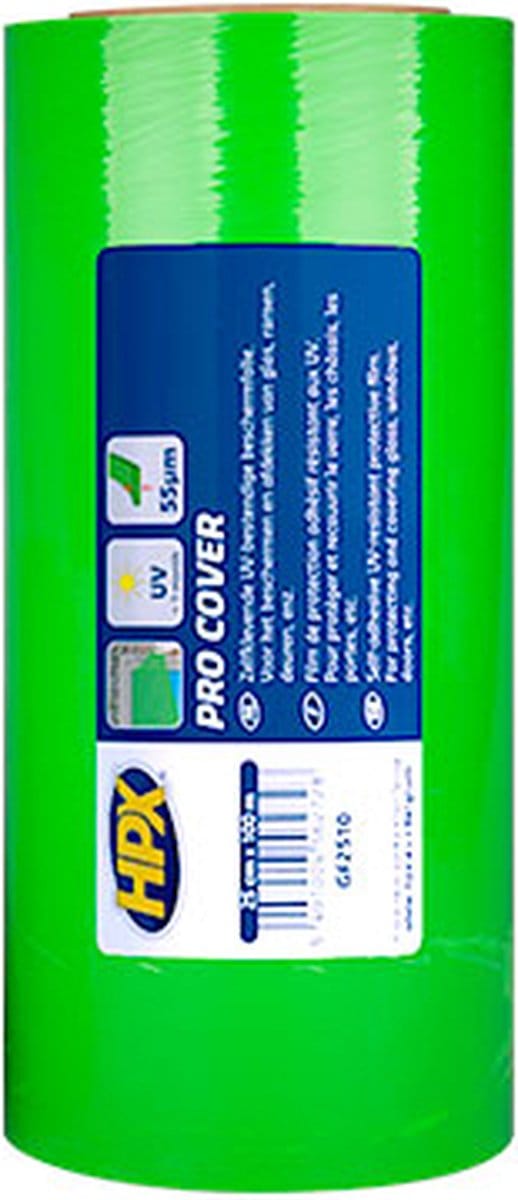 Pro Cover beschermingsfolie - groen 25cm x 100m