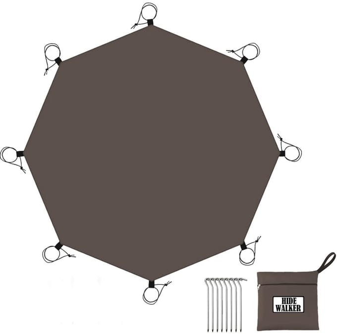 Dailygoods - Grote waterdichte grondlakens voor kamperen - 4,1 x 4,1 m