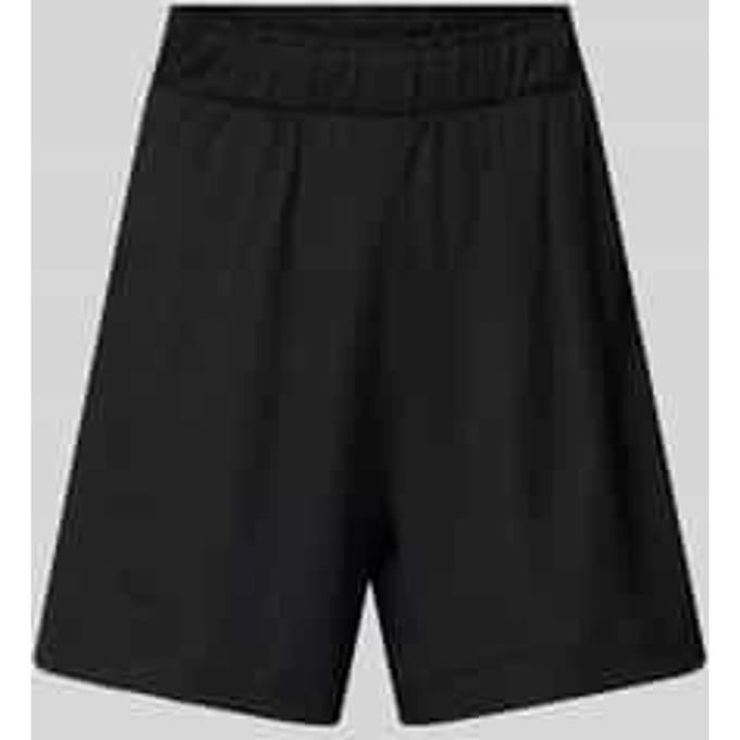 Korte loose fit broek met structuurmotief