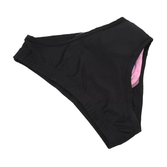 Dames Fietsondergoed Sneldrogend Ademend Dames Fietsbriefs Schokabsorptie 3D Gevoerd Fiets black