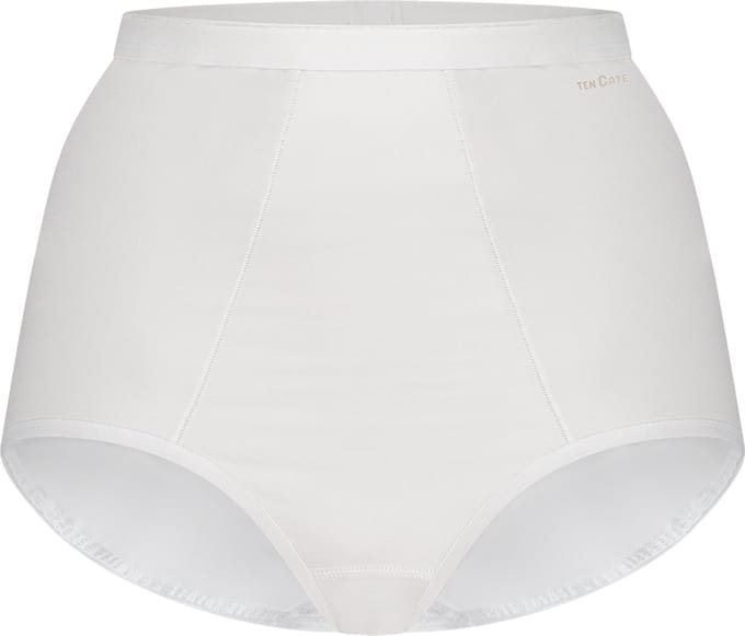 Ten Cate Basics organic cotton stretch high waist shape wit voor Dames | Maat S