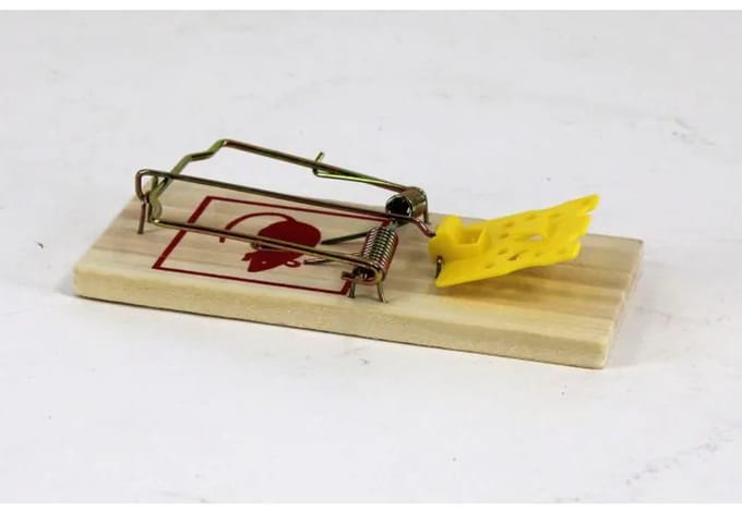 Houten Rattenval (plastic trigger)