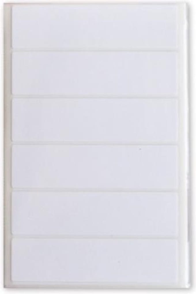 Soho Etiketten 73 X 19 Mm Papier Wit 36 Stuks