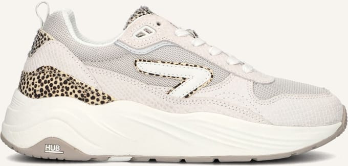 HUB Glide-w Sneakers - Dames - Beige - Maat 36