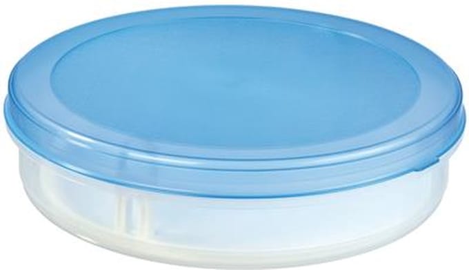 Sunware - Club Cuisine vlaaidoos met lift transparant blauw