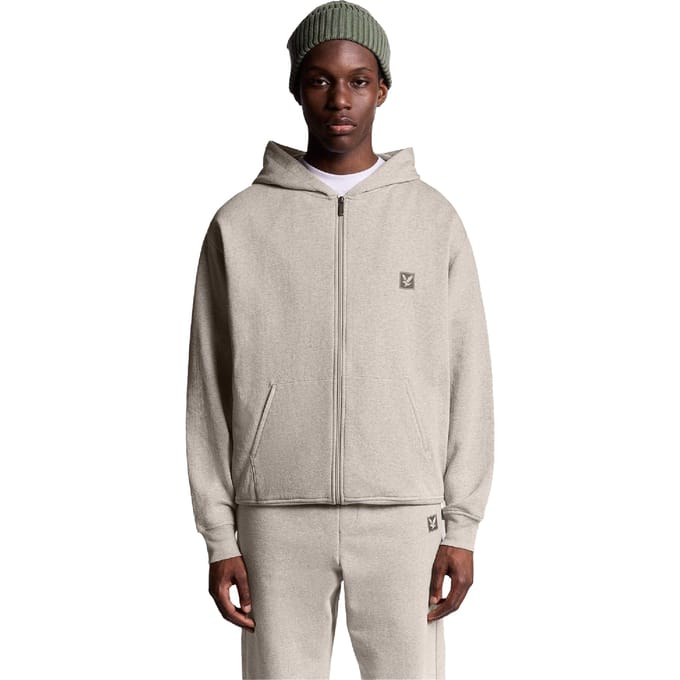 Lyle & Scott Heren Lounge Full Zip Hoodie (Beige)