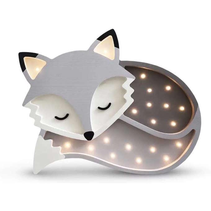 Handgemaakte lamp Peekaboo Fox