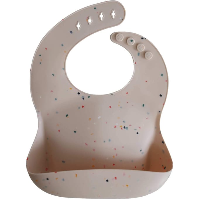 Mushie silicone slab Vanille Confetti