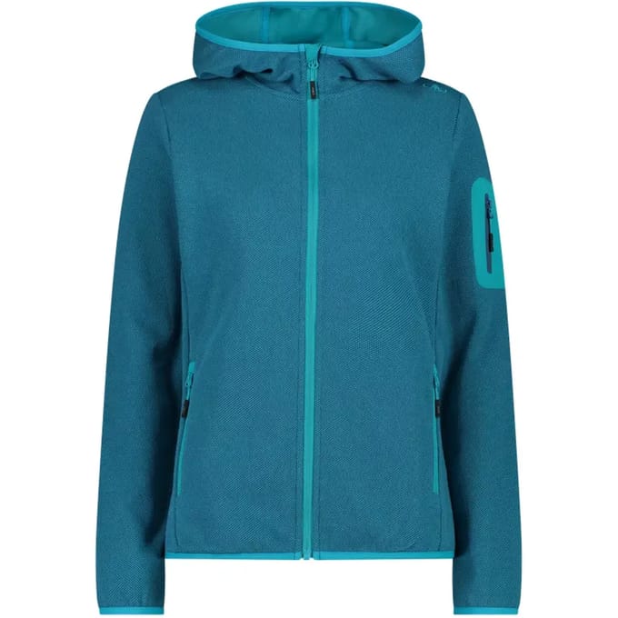 Hoodie met mesh-inzetten dames CMP Knit-Tech