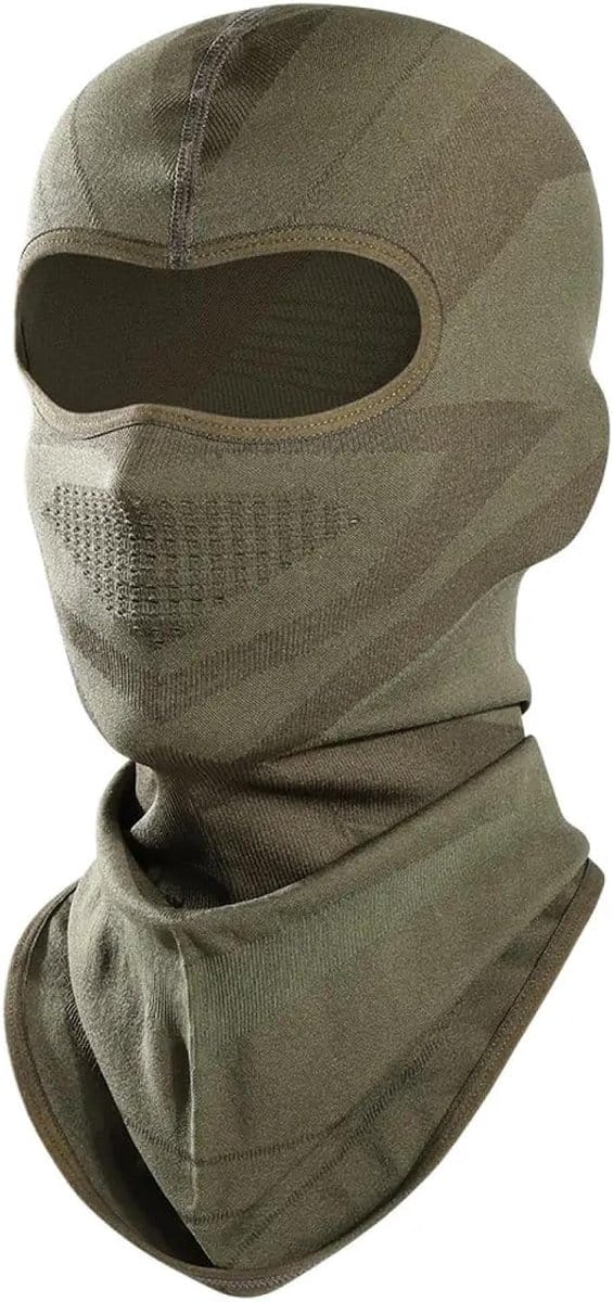 Dames Sjaal - Hoofdband Masker - Outdoor Activiteiten - Winddicht Ademend - One Size - Legergroen