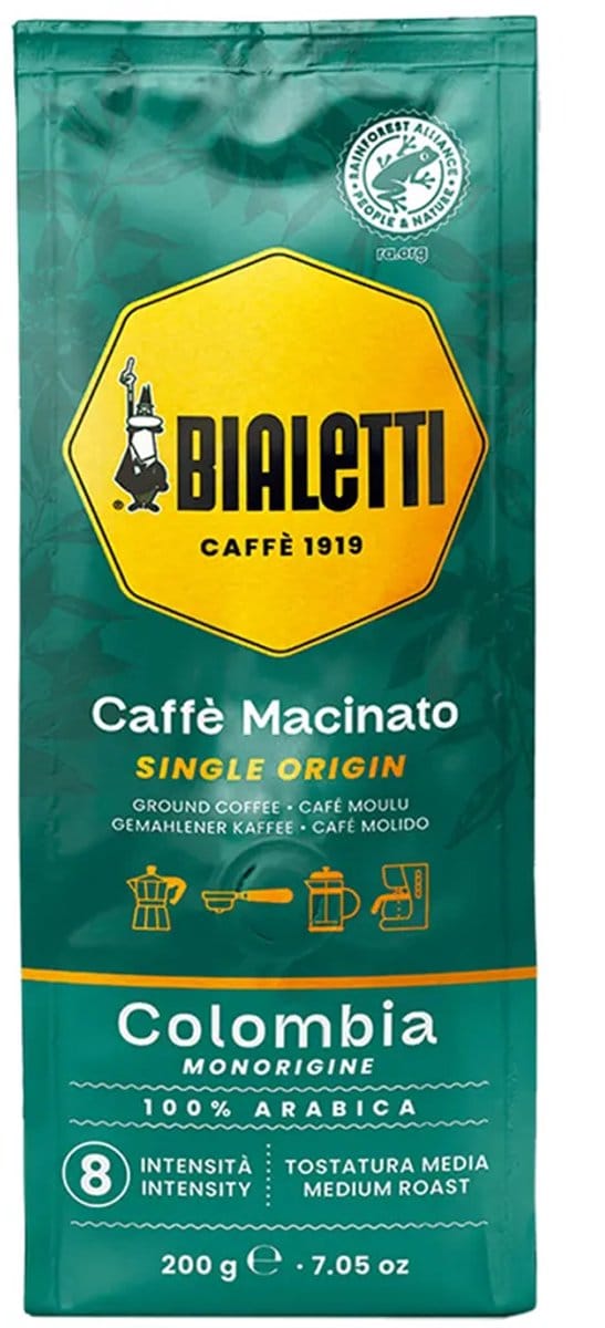 Bialetti Colombia - Gemalen Koffie - Single Origin - 200 gram