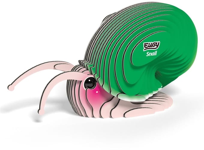 Eugy 3D puzzel Slak - dierenpuzzel