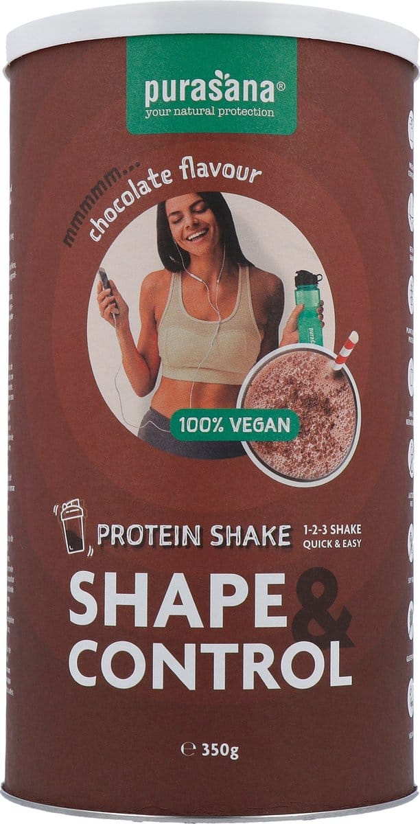 Purasana Shape & Control Chocolade - 350 gr