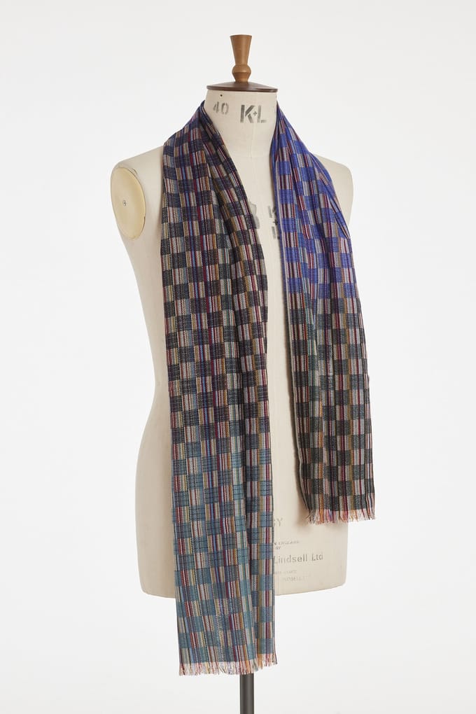 Paul Smith Scarf Weave Signature Navy Größe: OS | Schals Outlet | Herren | Blau