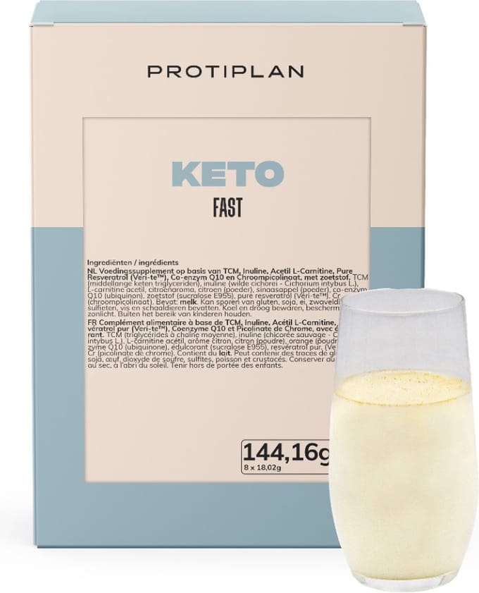 Protiplan - Keto Fast - 8 sticks - 18,02 g per stuk - Supplement