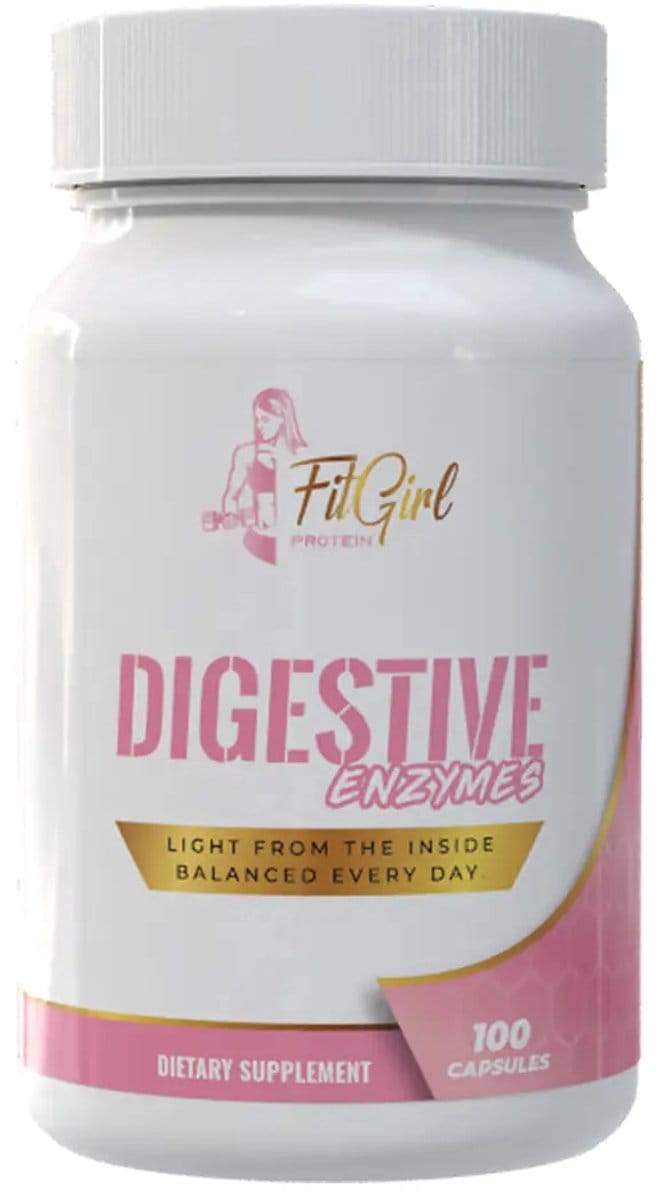 FitGirl Digestive Enzymes – 100 Capsules – DigeZyme® Multi-Enzyme Complex met Inuline
