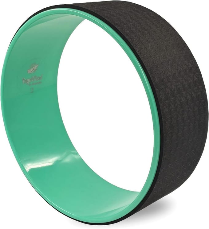 Yoga Wheel Turquoise 39 cm - Hulpmiddel voor Flexibiliteit en Balans