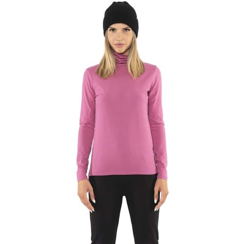 T-Shirt Lange Mouw Leone 1947 Woman High Collar Never Without