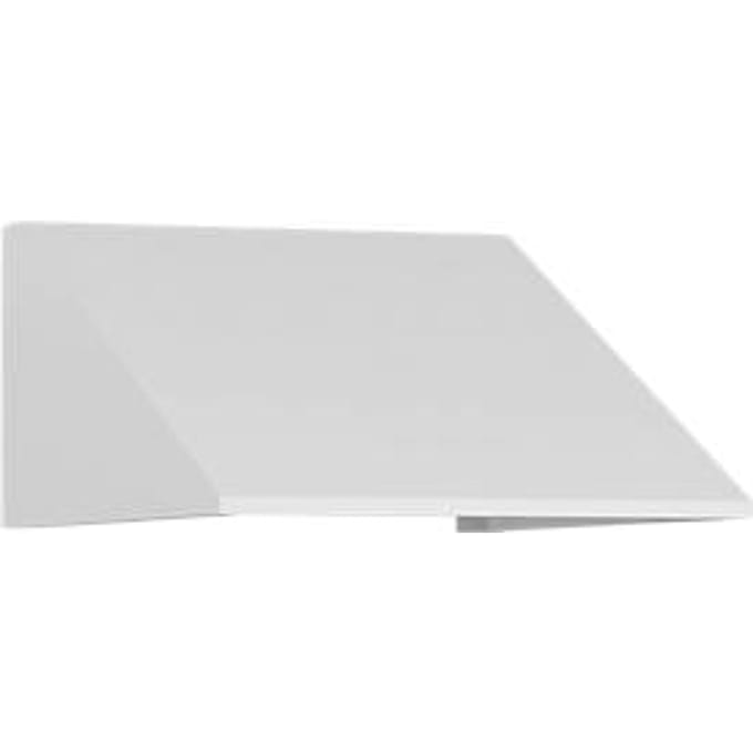 C+P schuine dakbevestiging, voor kastbreedte 400 mm, verkeerswit