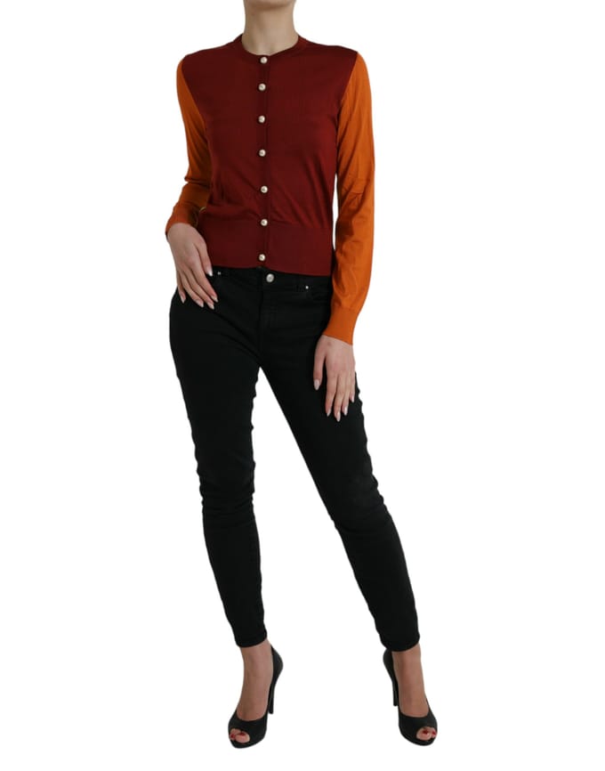 Kleurblok Gebreide Cardigan