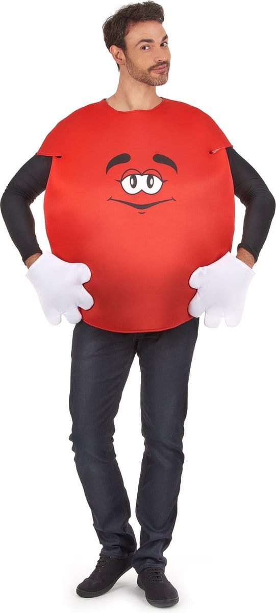 Rood snoep kostuum voor volwassenen  - Verkleedkleding - One size