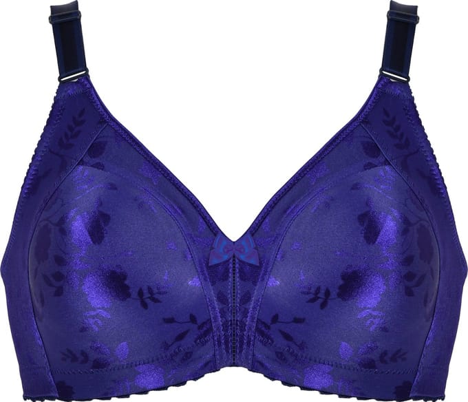 Naturana - Minimizer bh met bloemenpatroon - Galaxy Violet - 5363 - 85C