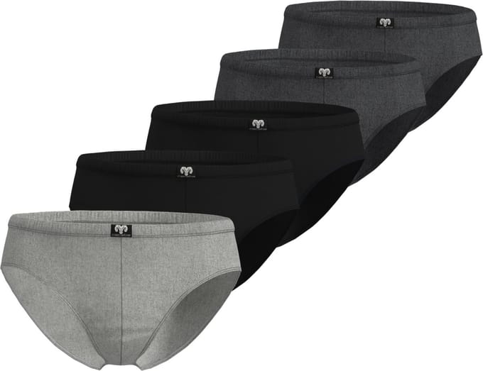 CECEBA Challenger Herenslip - 5-pack Multipack - Grijs