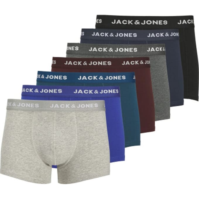 Jack & Jones Heren boxershorts trunks jacspector 7-pack color