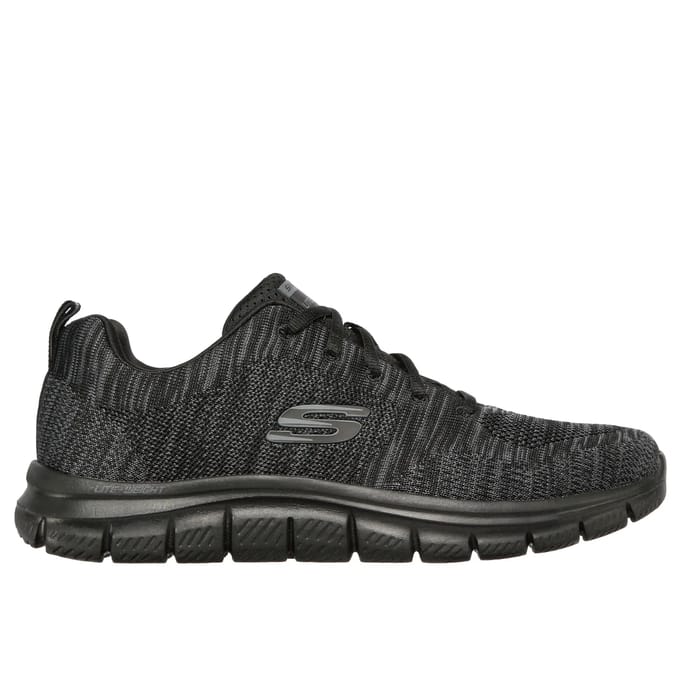 Skechers Track - Front Runner, Mannen, Zwart, Trainingschoenen, maat: 42