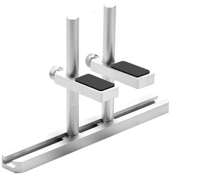 Universele grafische kaartbeugel van 8 cm, MATX-compatibele GPU-beugel van aluminiumlegering, geschikt voor desktopcomputers - wit