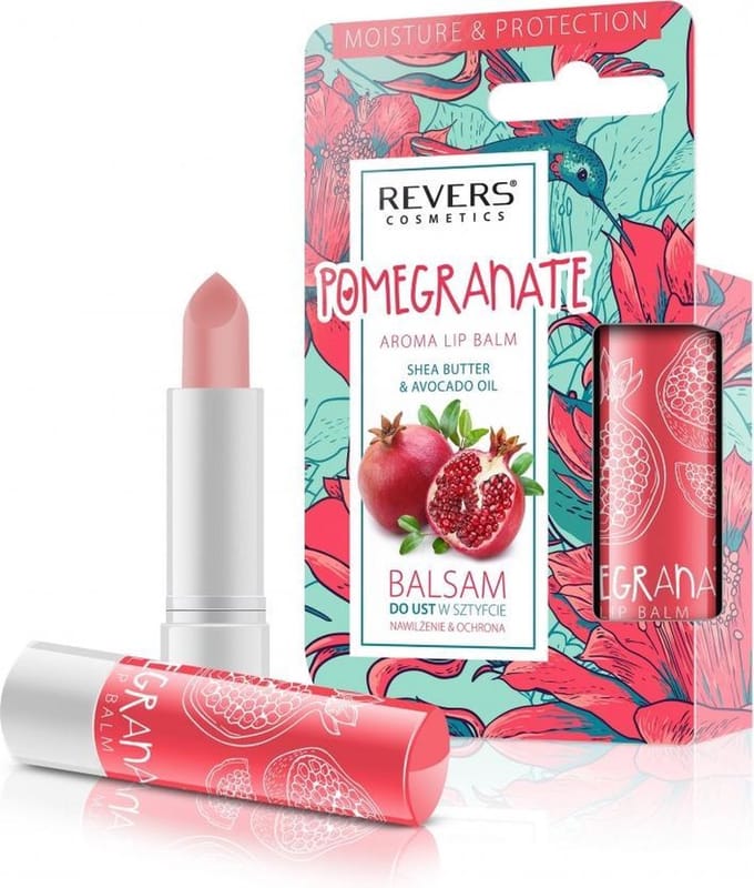 REVERS Cosmetic - Aroma Lip Balm - Shea Butter & Avocado Oil – Raspberry – 4.5 g – Hydraterende Lippenbalsem