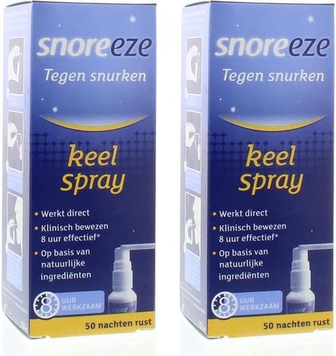 Snoreeze Keelspray tegen snurken 2x22ml