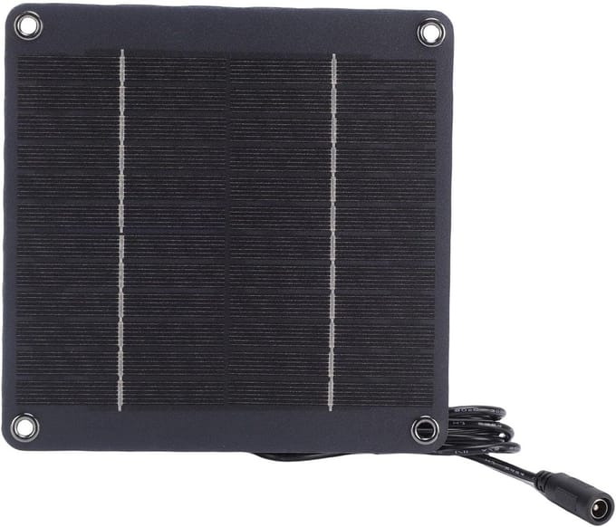 Zonnepaneel - Oplader - Buitenapparaten Laden - Hoge Efficiëntie - 4W - Zwart