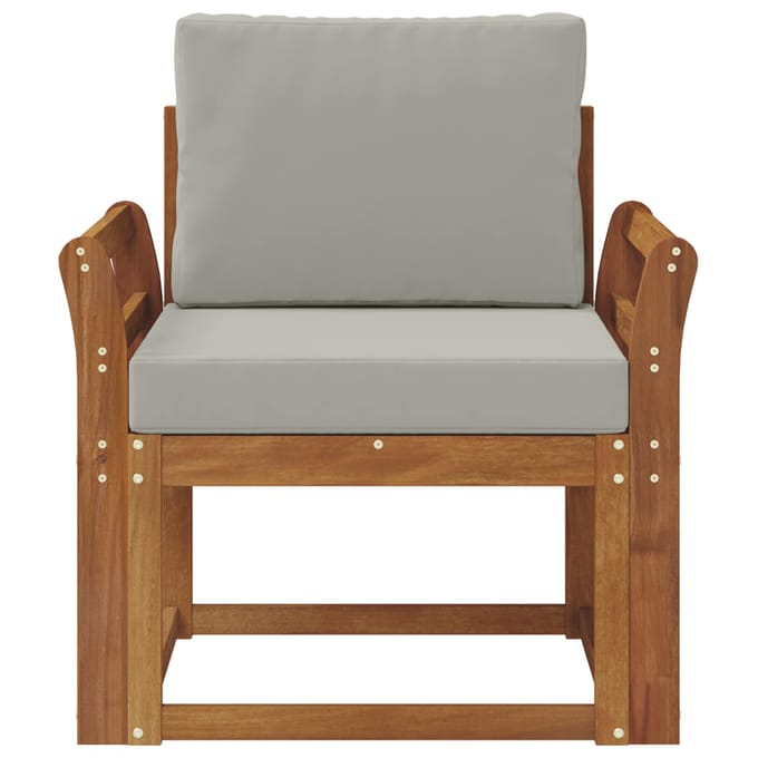vidaXL - Buitensofa - Massief - Acacia - Hout - en - Polyester