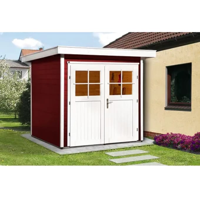 Weka Tuinhuis 227 - Rood - 205x209cm